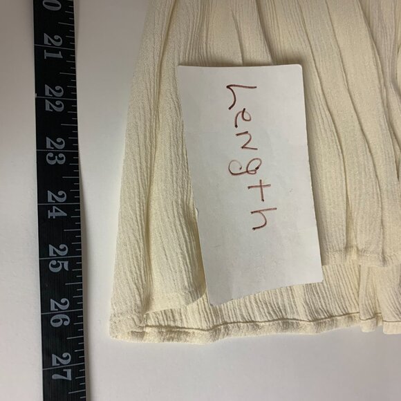 Fairy Whimsical Boho Romantic Hippie Festival Bell Sleeves Drop Waist Pin Tuck - Picture 9 of 9